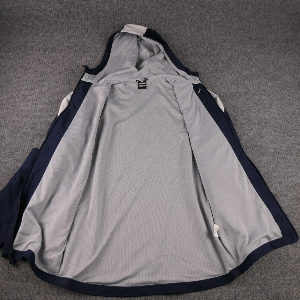 MiLB Rocket City Trash Pandas Under Armour Jacket Mens Medium Blue Windbreaker